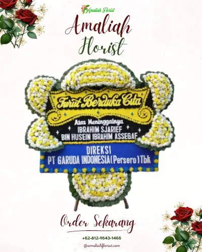 Papan Bunga Duka di Tanjunggading